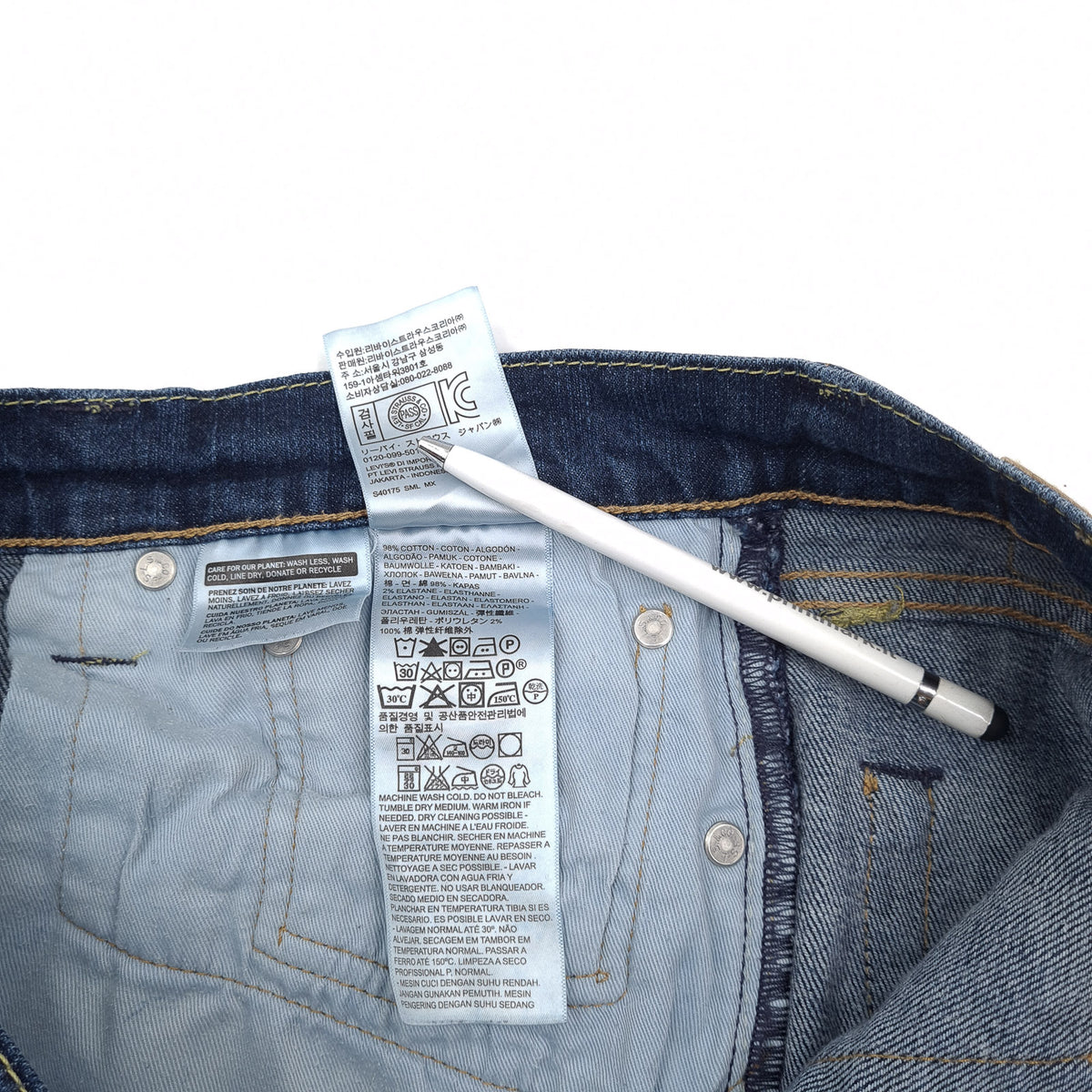 Levi's Jeans 511 Men Stretch Slim Straight Size W34 L34, detail view 6, image 8 of 9
