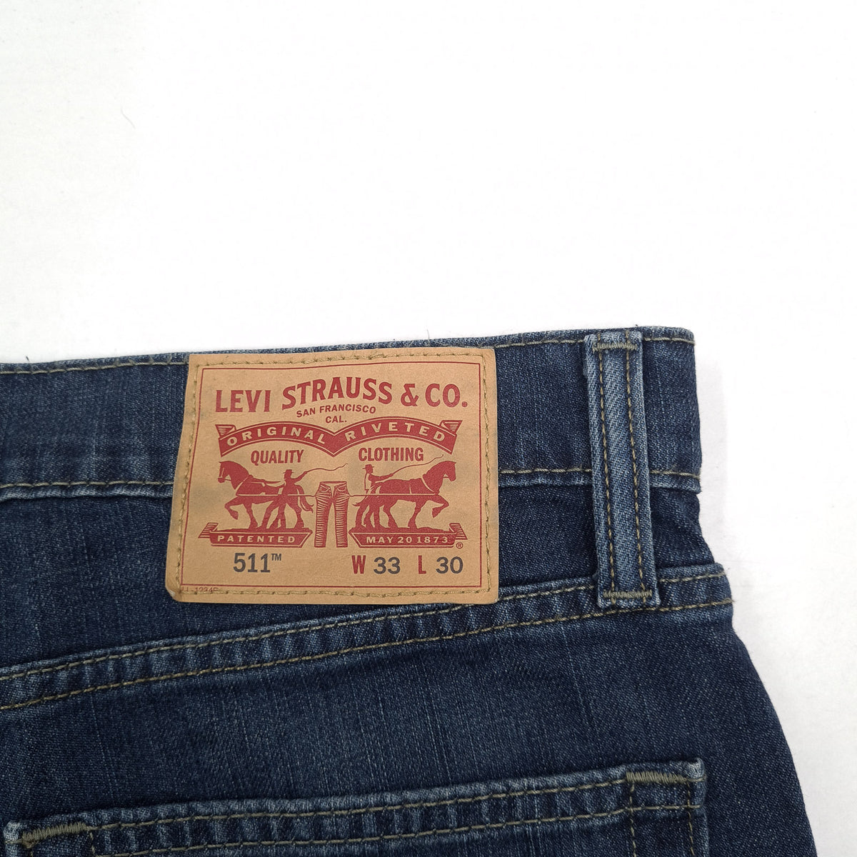Levi's Jeans 511 Men Stretch Slim Straight Size W33 L30, detail view 3, image 5 of 9
