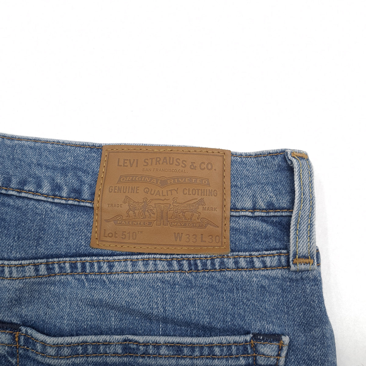 Levi's Jeans 510 Men Stretch Slim Skinny Size W33 L30, detail view 3, image 5 of 10