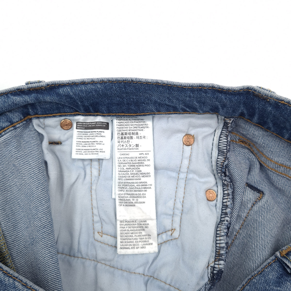 Levi's Jeans 510 Men Stretch Slim Skinny Size W33 L30, detail view 6, image 8 of 10