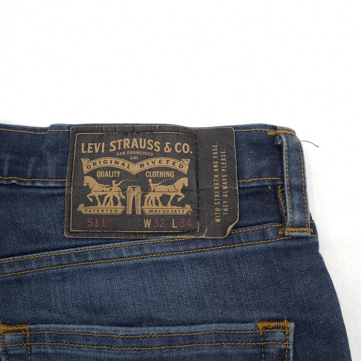 Levi's Jeans 511 Men Stretch Slim Straight Size W32 L34, detail view 3, image 5 of 9