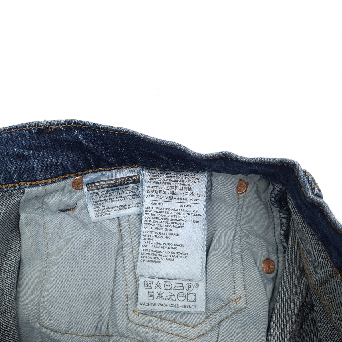 Levi's Jeans 512 Men Stretch Slim Tapered Size W32 L30, detail view 6, image 8 of 10