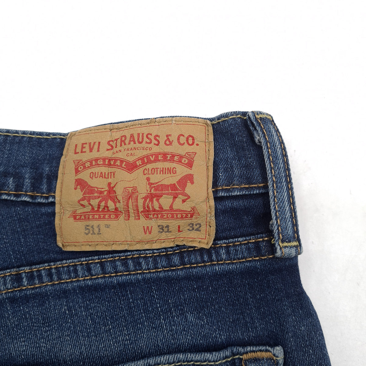 Levi's Jeans 511 Men Stretch Slim Straight Size W31 L32, detail view 3, image 5 of 9
