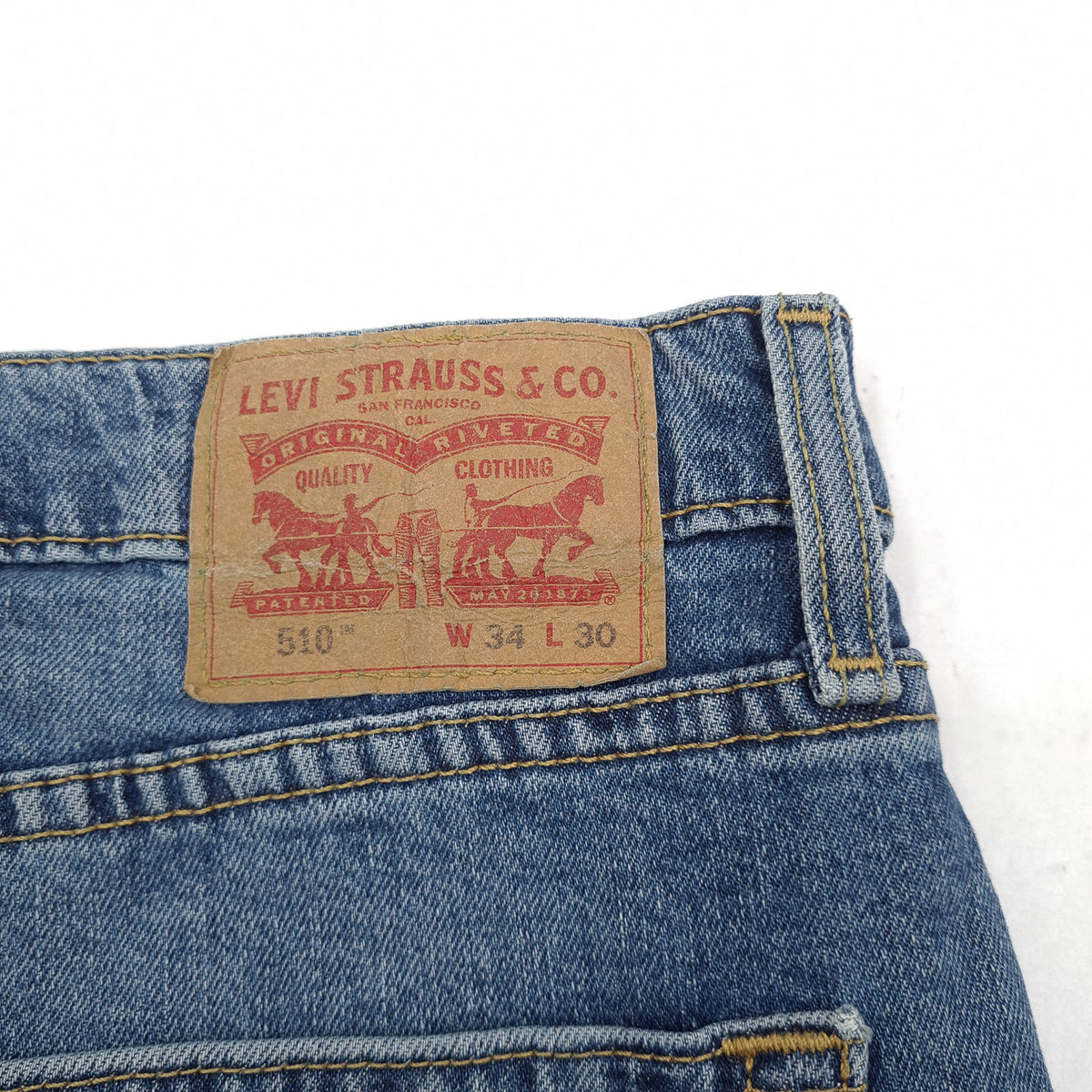 Levi's Jeans 510 Men Slim Skinny Size W34 L30, detail view 3, image 5 of 6