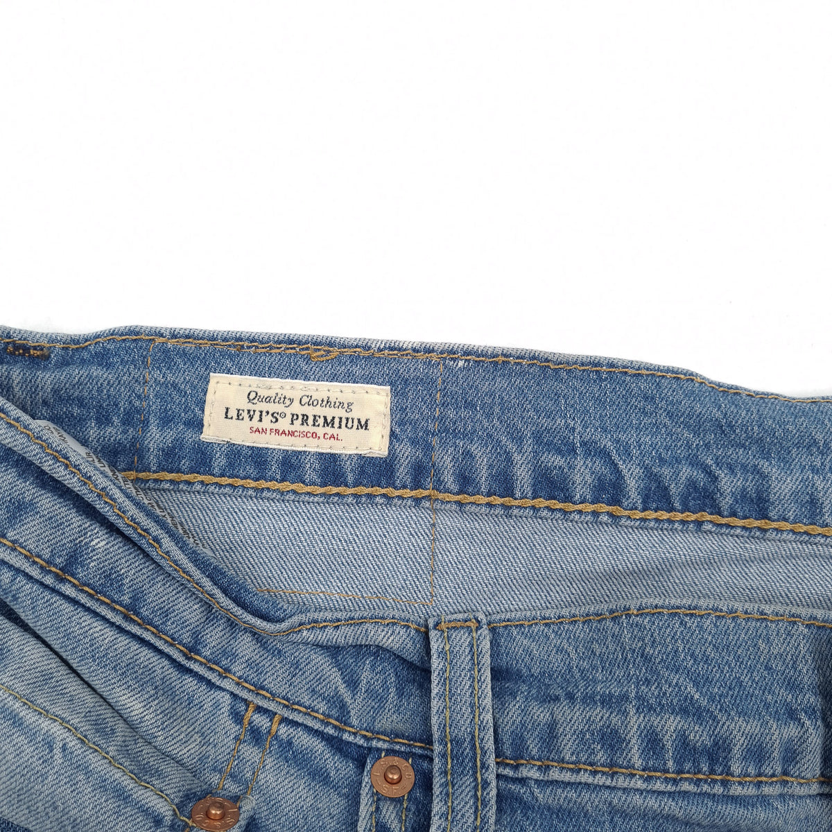 Vintage Levi's Jeans 512 Men Stretch Slim Tapered Size W36 L32, detail view 4, image 6 of 12