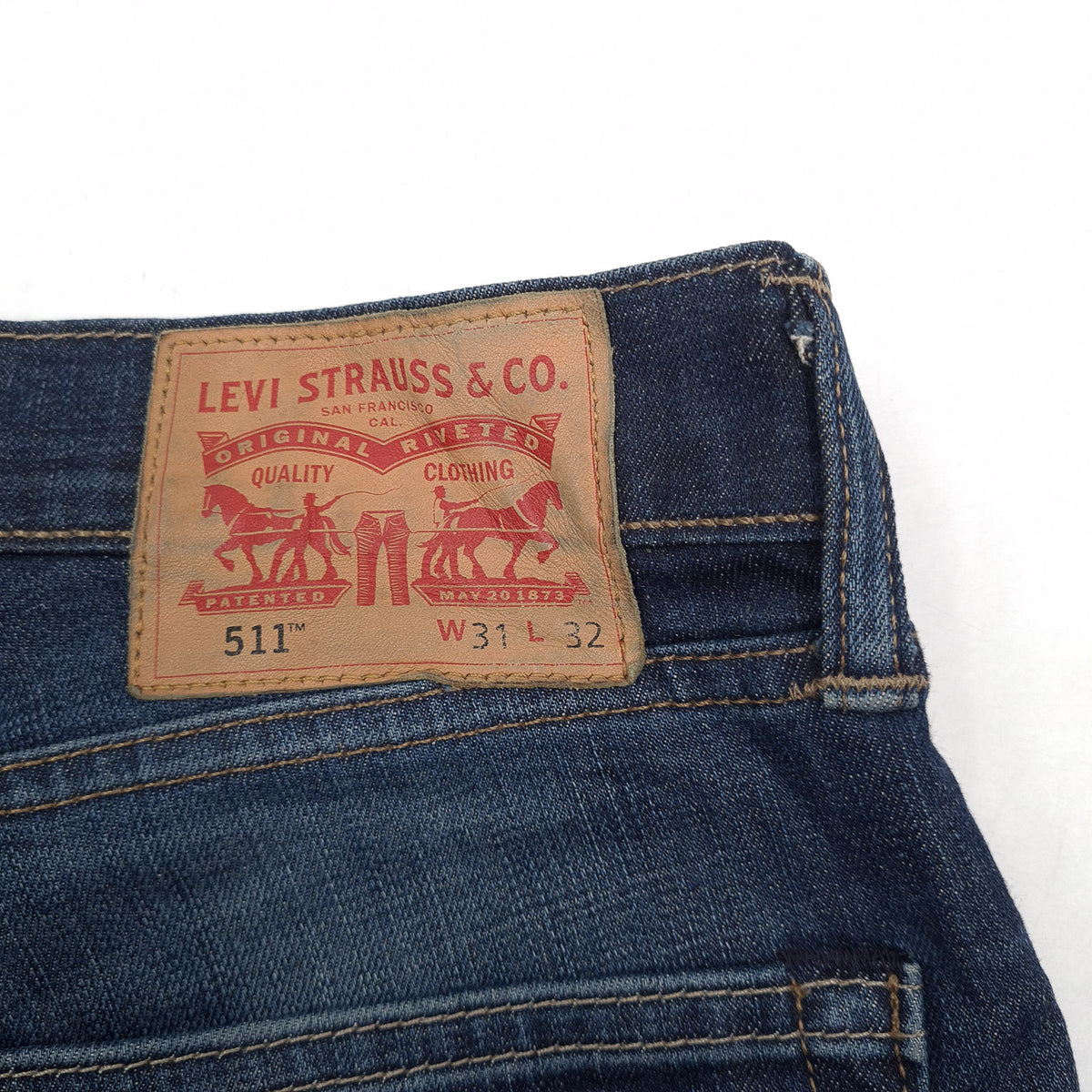 Levi's Jeans 511 Men Stretch Slim Straight Size W31 L32, detail view 3, image 5 of 9