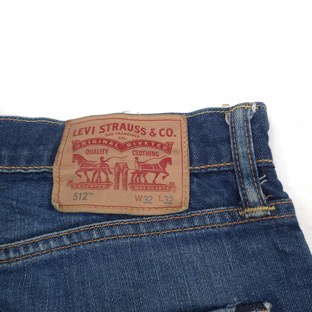 Levi's Jeans 512 Men Stretch Slim Tapered Size W32 L32, detail view 3, image 5 of 9