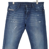 Diesel Jeans Tepphar-X Men Stretch Slim Carrot Tapered Size W33 L34, back view, image 2 of 8