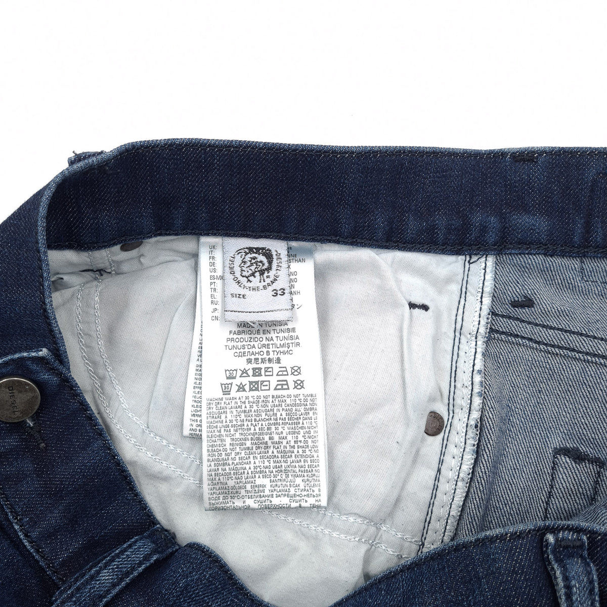 Diesel Jeans Tepphar-X Men Stretch Slim Carrot Tapered Size W33 L34, detail view 5, image 7 of 8