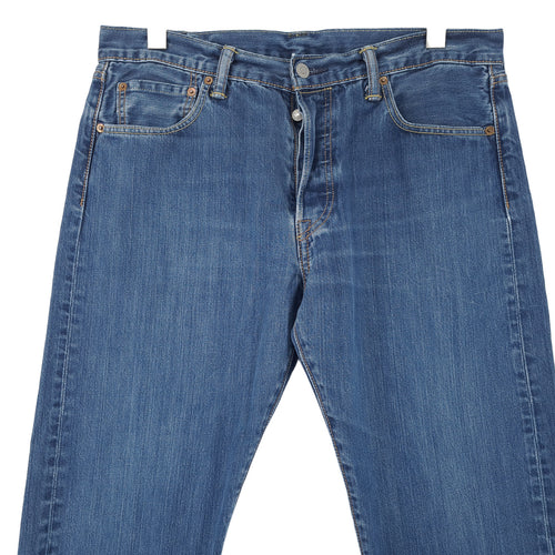 Vintage Levi's Jeans 501 Men Regular Straight Size W34 L32, back view, image 2 of 8