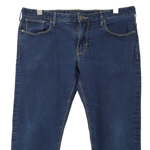 Vintage Armani Jeans J06 Men Stretch Slim Skinny Size W34 L28, back view, image 2 of 8