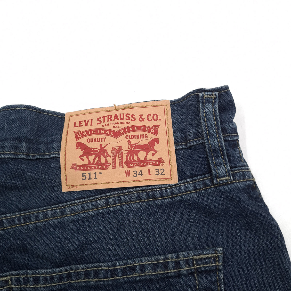 Levi's Jeans 511 Men Stretch Slim Straight Size W34 L32, detail view 3, image 5 of 9