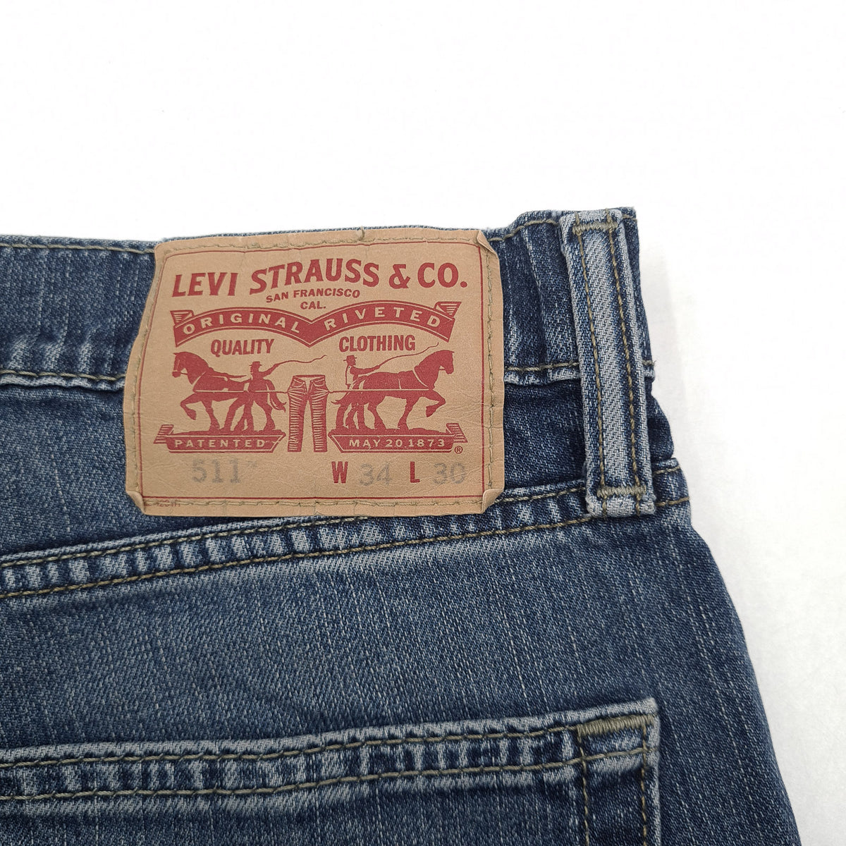 Levi's Jeans 511 Men Stretch Slim Straight Size W34 L30, detail view 3, image 5 of 9