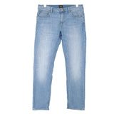 Lee Jeans Daren Zip Fly Men Stretch Slim Straight Size W33 L32, front view, image 1 of 8