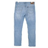 Lee Jeans Daren Zip Fly Men Stretch Slim Straight Size W33 L32, detail view 2, image 4 of 8