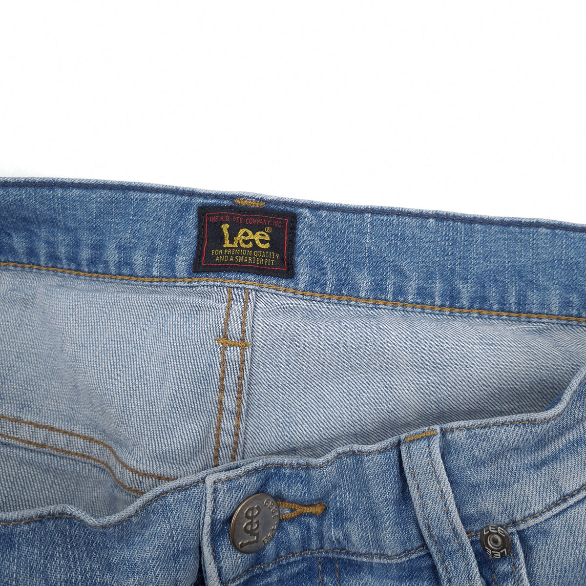 Lee Jeans Daren Zip Fly Men Stretch Slim Straight Size W33 L32, detail view 3, image 5 of 8