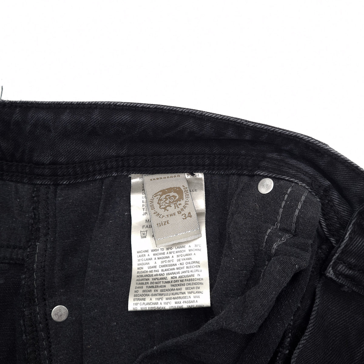 Diesel Jeans Safado Men Regular Slim Straight Size W34 L34, detail view 5, image 7 of 8