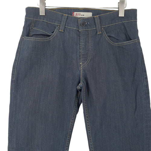 Vintage Levi's Jeans 511 Slim Men Stretch Straight Size W34 L34, back view, image 2 of 8