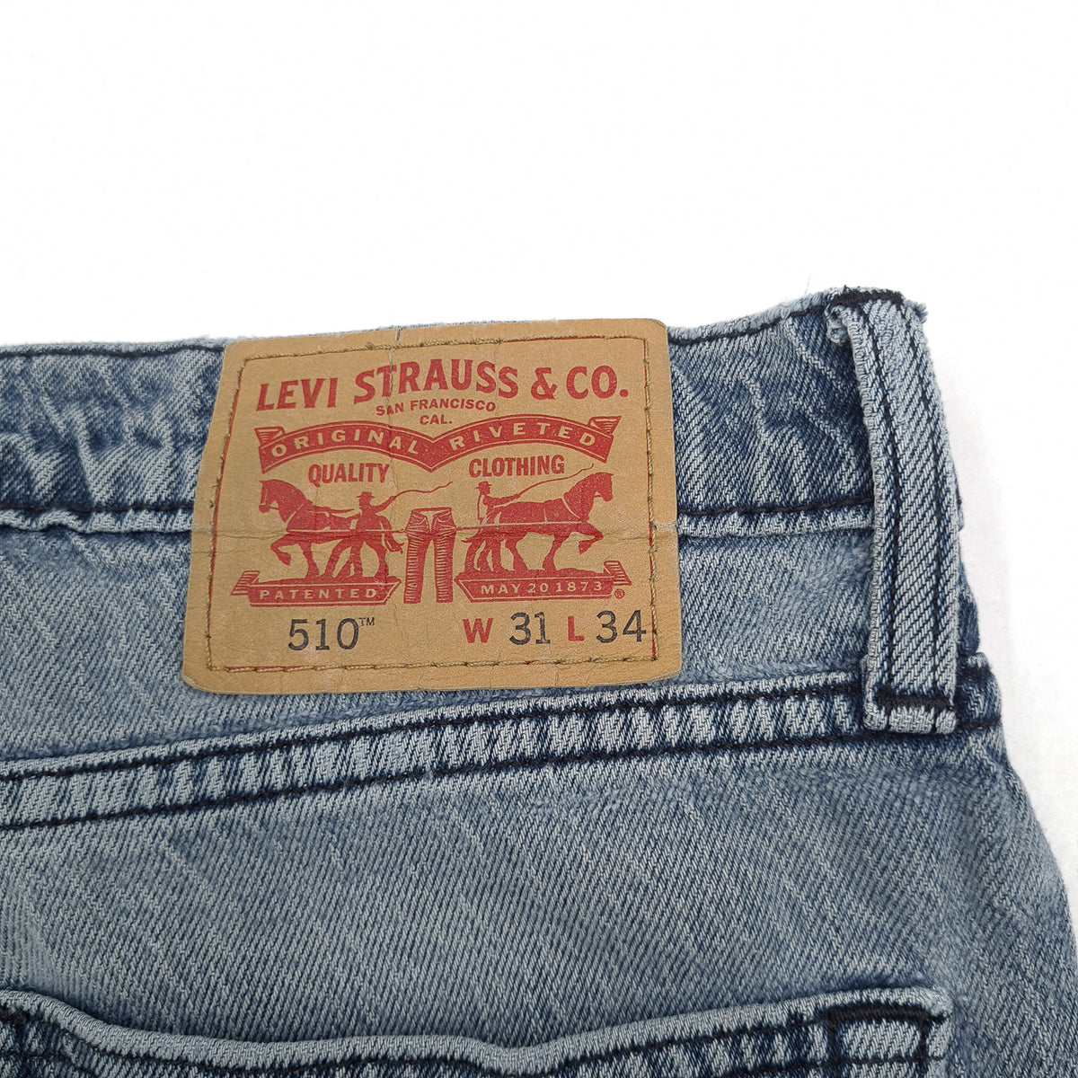 Levi's Jeans 510 Men Stretch Slim Skinny Size W31 L34, detail view 3, image 5 of 9