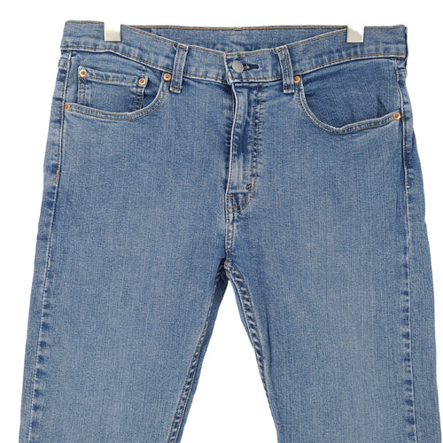 Vintage Levi's Jeans 519 Hi-Ball Men Stretch Slim Skinny Size W34 L30, back view, image 2 of 9