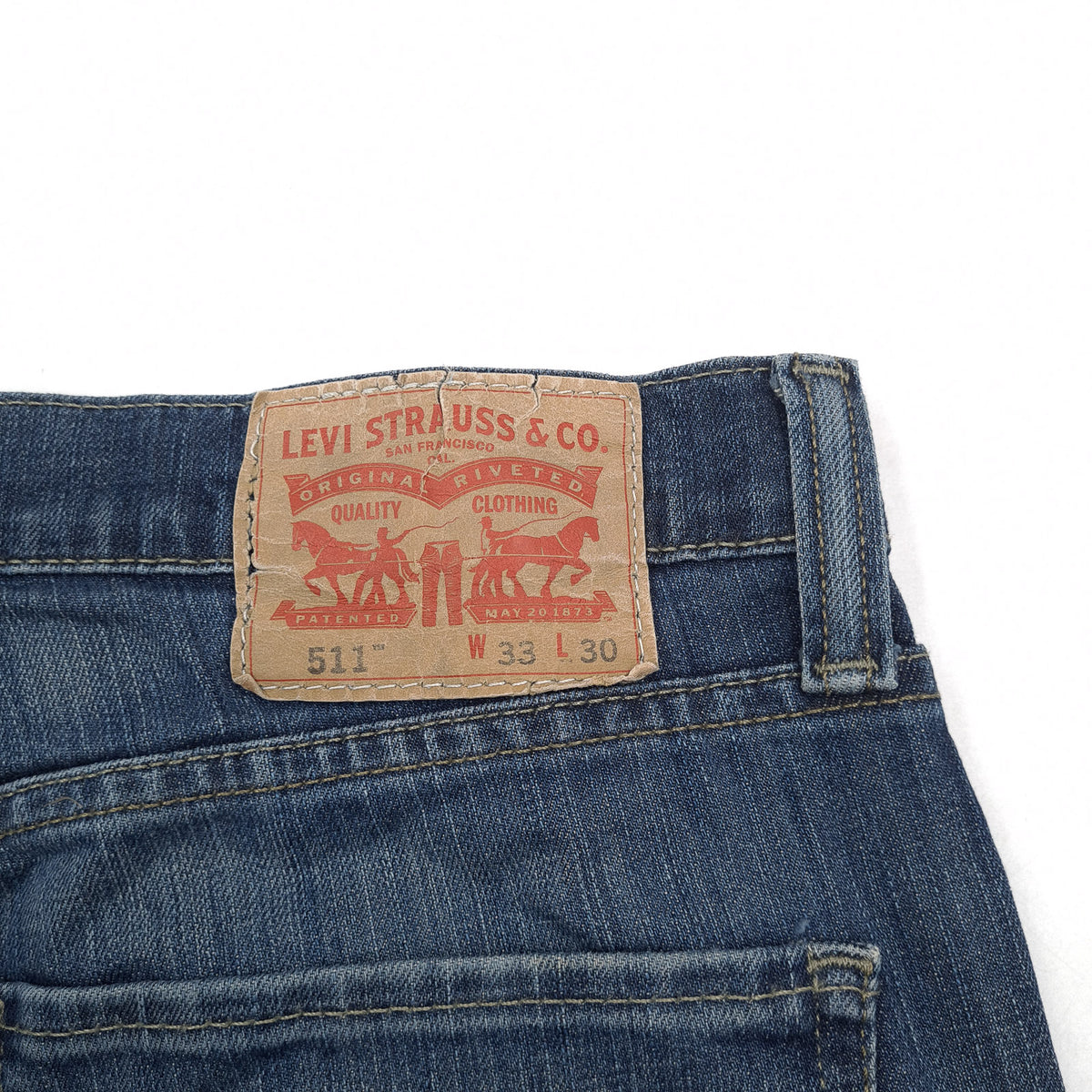 Levi's Jeans 511 Men Stretch Slim Straight Size W33 L30, detail view 3, image 5 of 9