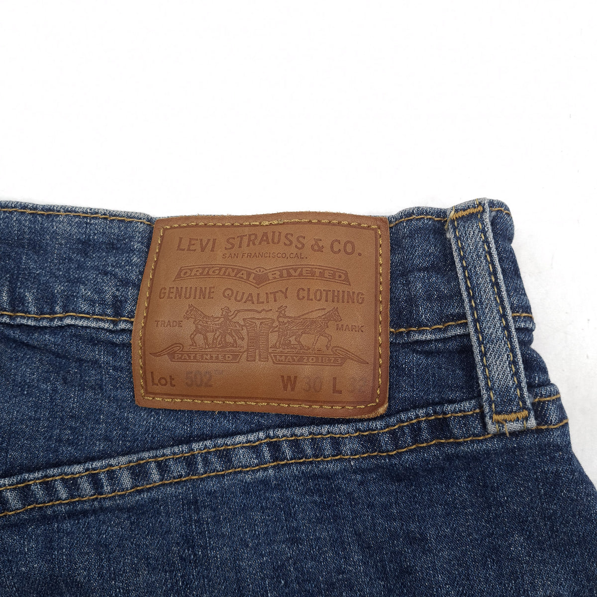 Levi's Jeans 502 Men Stretch Regular Tapered Size W30 L32, detail view 3, image 5 of 10