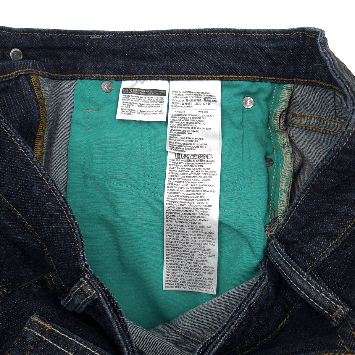 Vintage Levi's Jeans 511 Men Stretch Slim Straight Size W34 L32, detail view 5, image 7 of 9