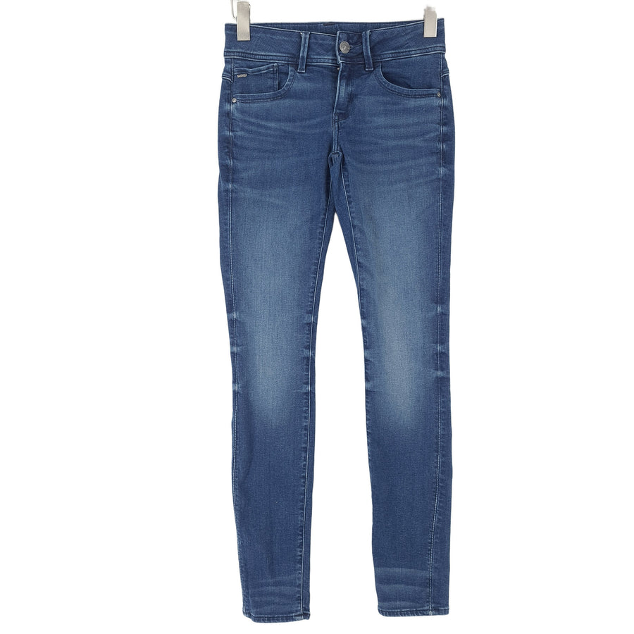 Vintage G-Star Jeans Lynn Mid Skinny Fit Damen Stretch Slim Fit Größe W27 L32