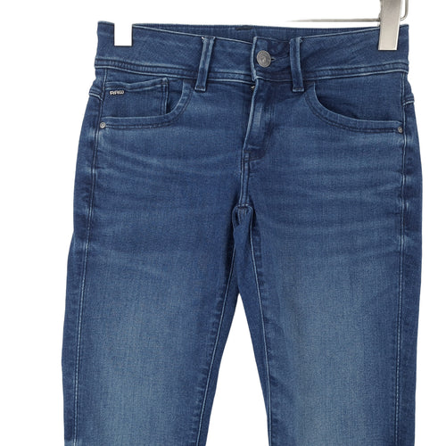 Vintage G-Star Jeans Lynn Mid Skinny Women Stretch Slim Size W27 L32, back view, image 2 of 9