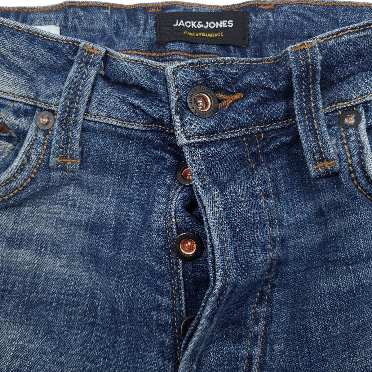 Jack & Jones Jeans Tim Men Stretch Slim Straight Size W29 L30, detail view 6, image 8 of 10