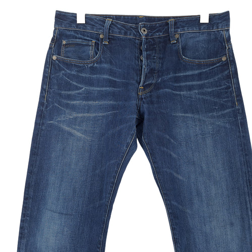 Vintage G-Star Jeans 3301 Straight Men Regular Size W31 L32, back view, image 2 of 9