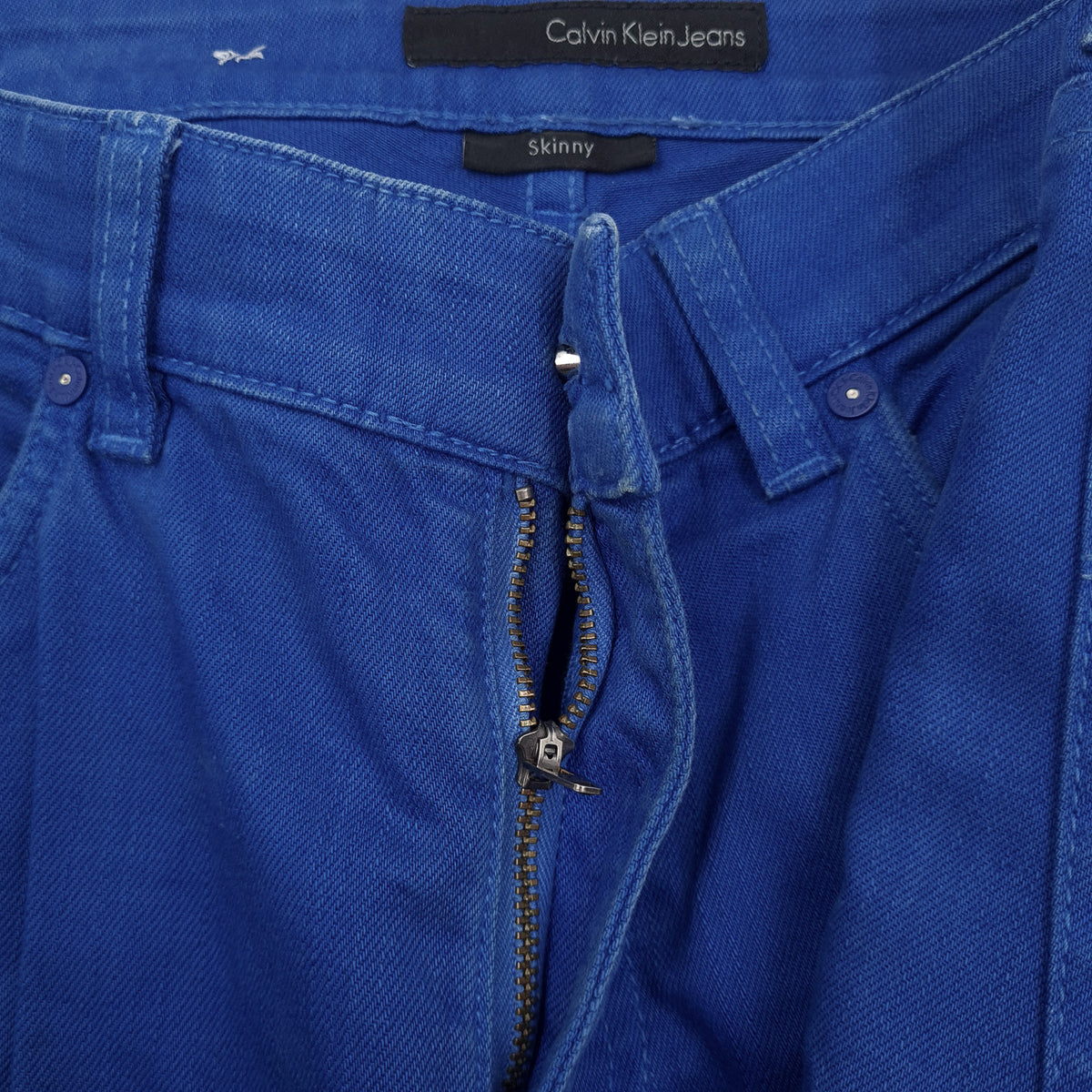 Vintage Calvin Klein Jeans Skinny Men Stretch Slim Size W32 L34, detail view 4, image 6 of 7