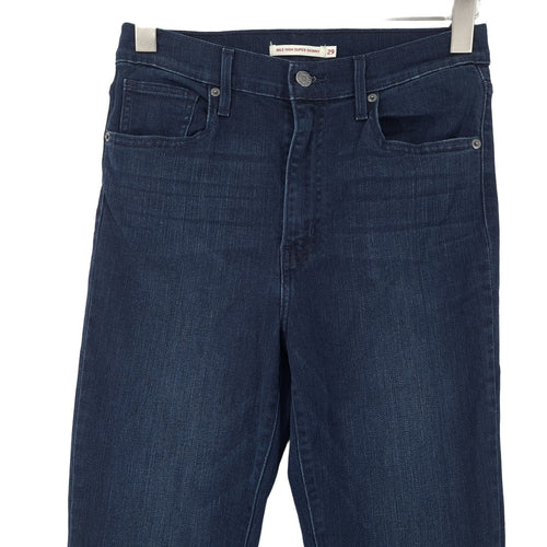 Levi's Jeans Mile High Super Skinny Women Stretch Slim Size W29 L32, back view, image 2 of 10