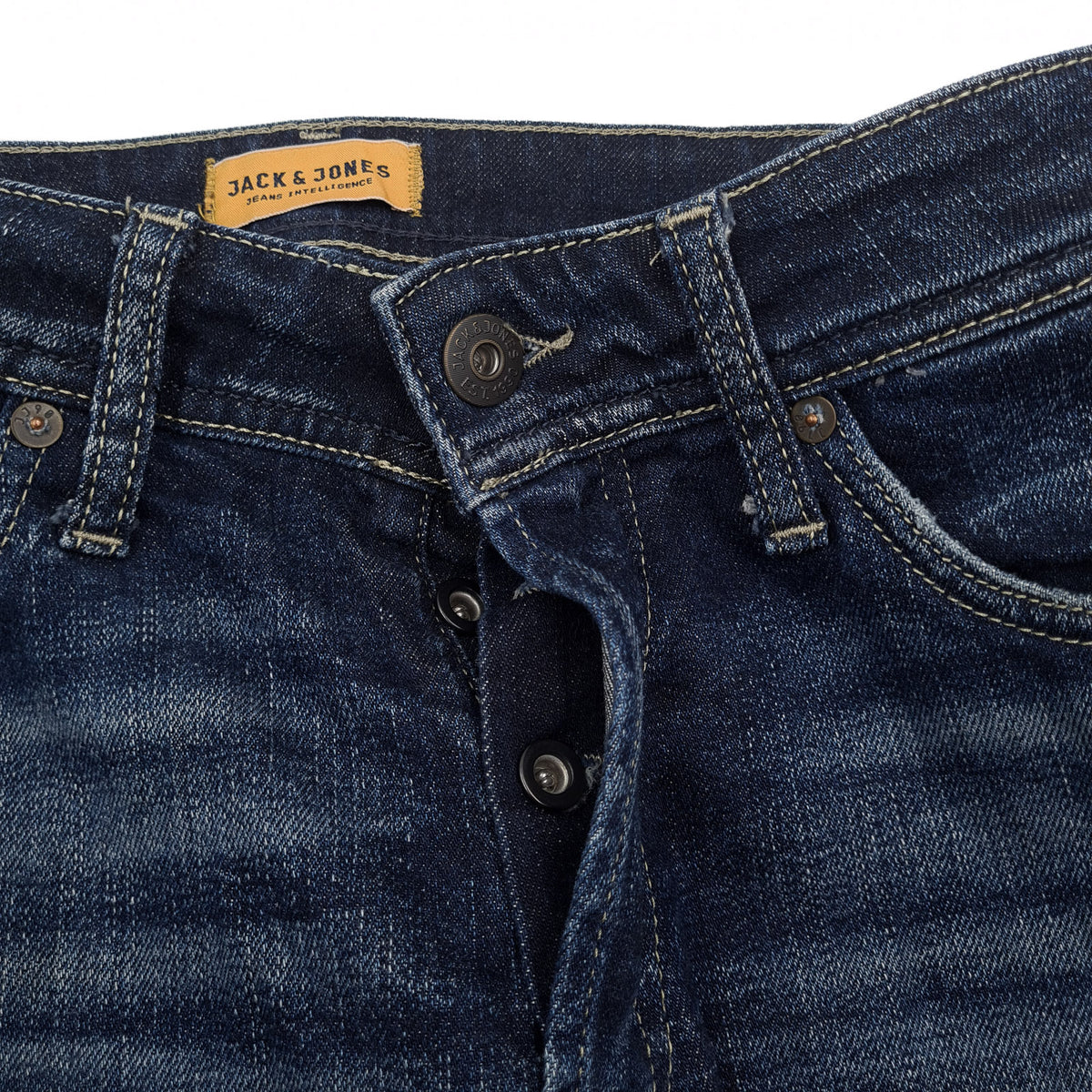 Jack & Jones Jeans Tim Men Stretch Slim Straight Size W30 L34, detail view 6, image 8 of 10