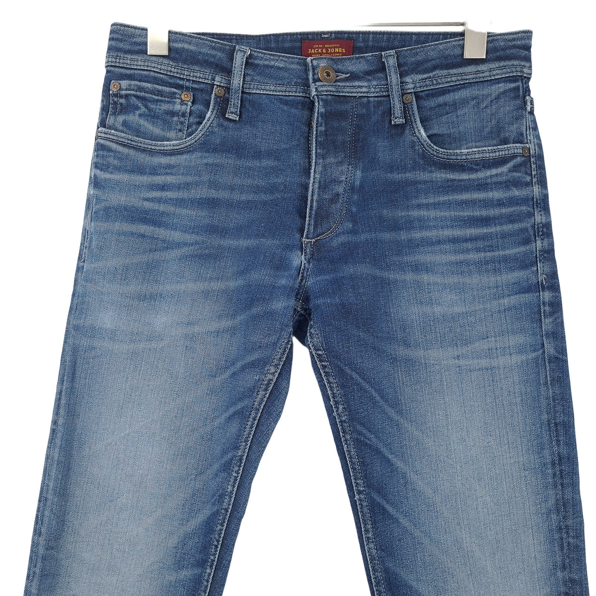 Jack & Jones Jeans Tim Men Stretch Slim Straight Size W31 L34, back view, image 2 of 10