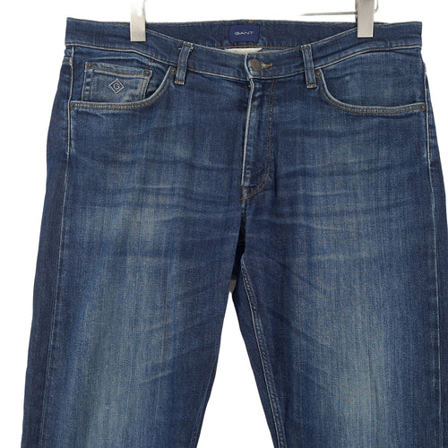 Vintage Gant Jeans Tapered Men Slim Size W36 L36, back view, image 2 of 8
