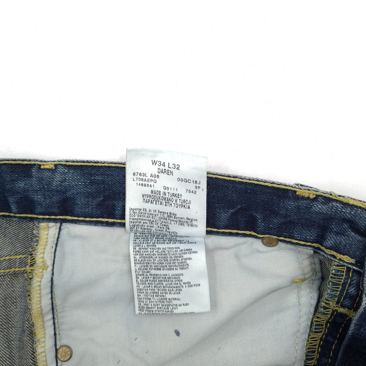Lee Jeans Daren Men Slim Straight Size W34 L32, detail view 6, image 8 of 8