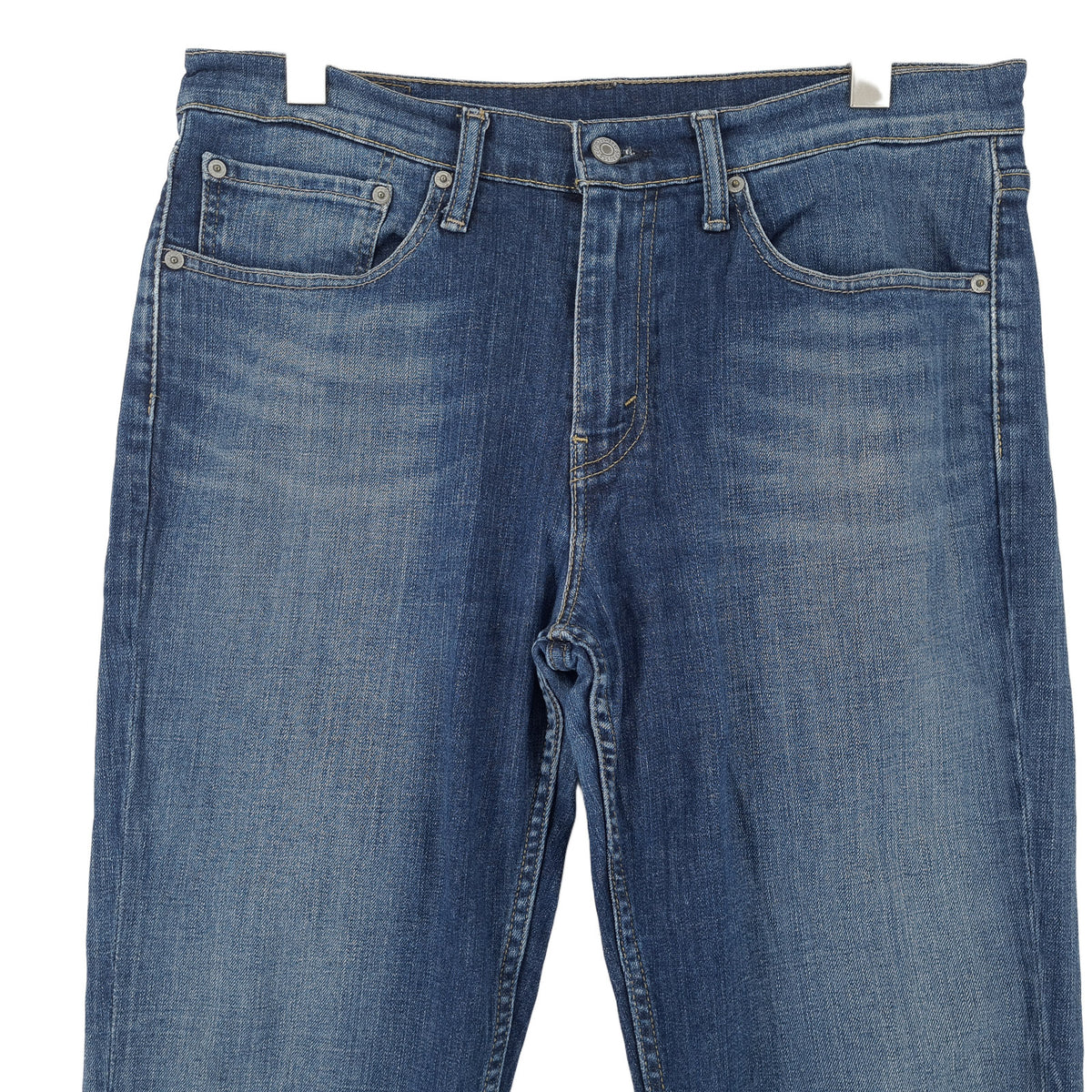Vintage Levi's Jeans 514 Men Stretch Regular Straight Size W34 L32, back view, image 2 of 9