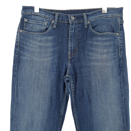 Vintage Levi's Jeans 514 Men Stretch Regular Straight Size W34 L32, back view, image 2 of 9