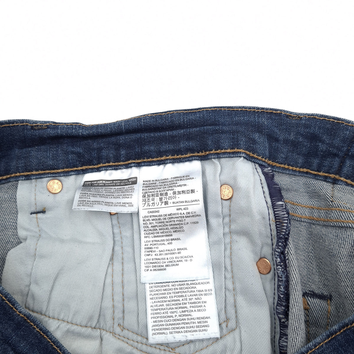 Levi's Jeans 511 Men Stretch Slim Straight Size W32 L34, detail view 5, image 7 of 9