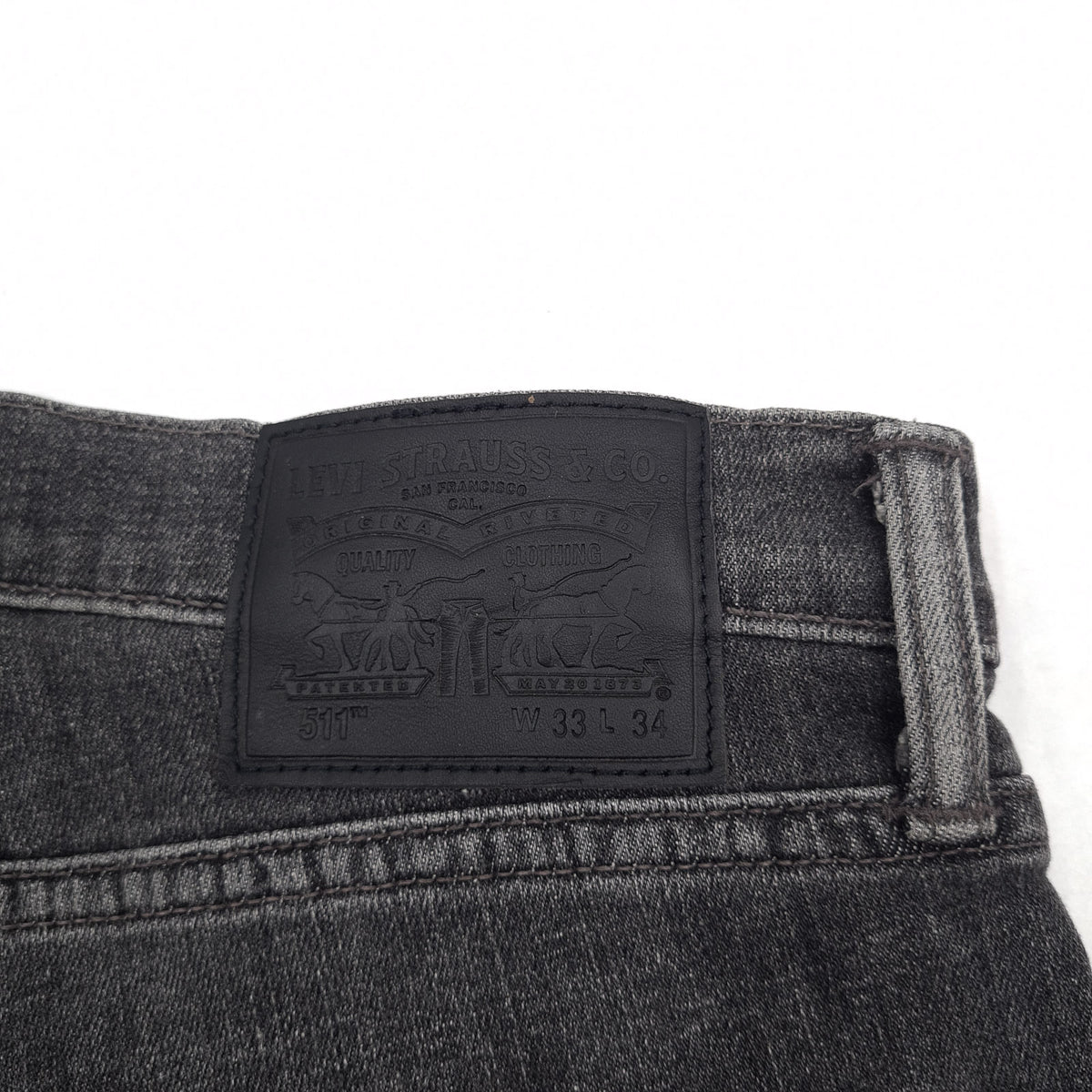 Levi's Jeans 511 Men Stretch Slim Straight Size W33 L34, detail view 3, image 5 of 9