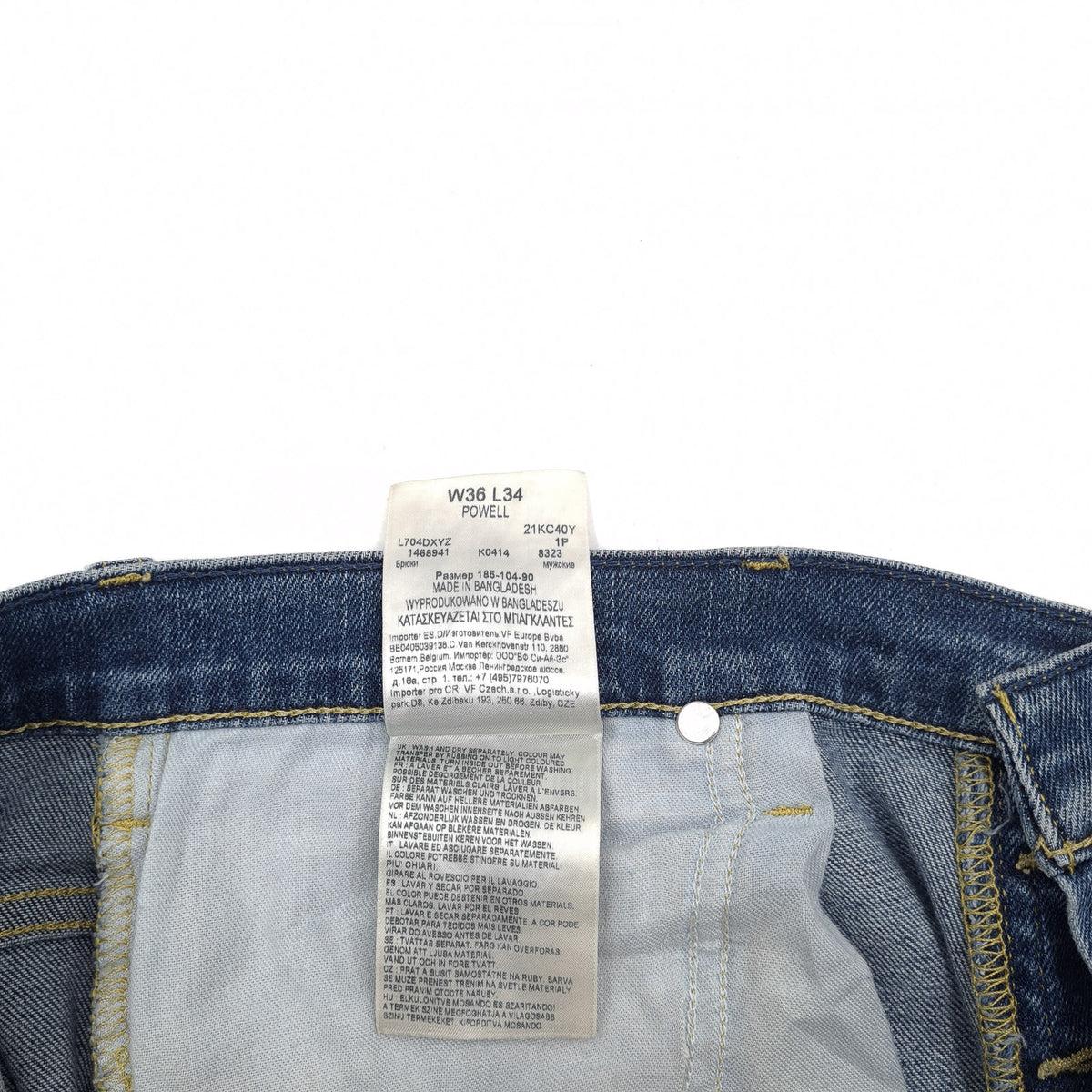 Lee Jeans Powell Men Stretch Regular Straight Size W36 L34, detail view 6, image 8 of 8