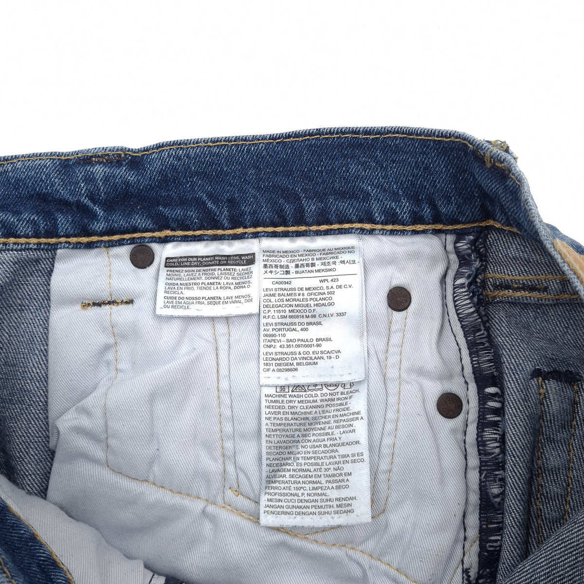 Levi's Jeans 510 Men Stretch Slim Skinny Size W32 L30, detail view 5, image 7 of 9