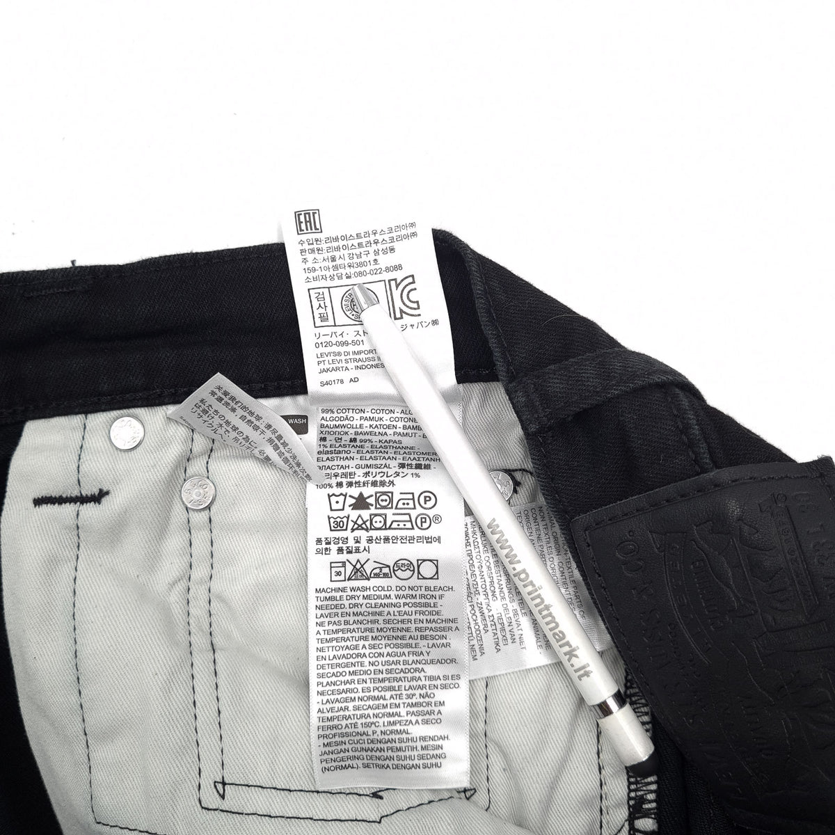 Levi's Jeans 511 Men Stretch Slim Straight Size W33 L30, detail view 6, image 8 of 9