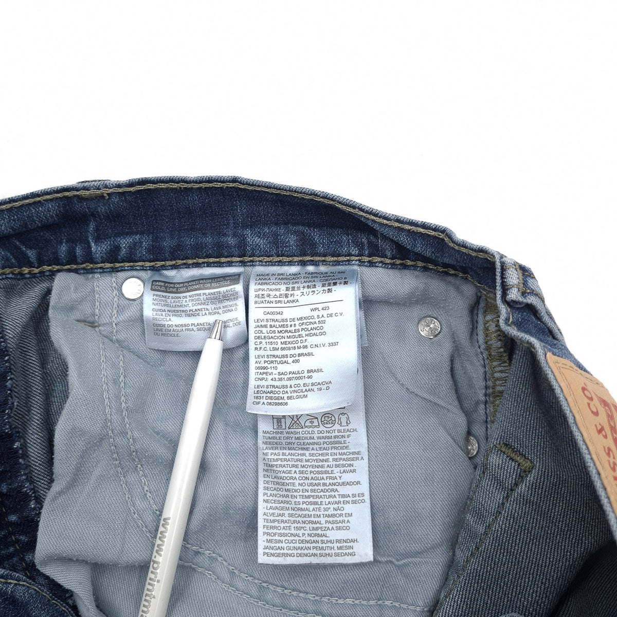 Levi's Jeans 511 Men Stretch Slim Straight Size W32 L34, detail view 5, image 7 of 9