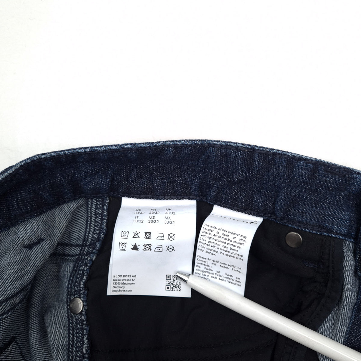 Hugo Boss Jeans Slim Men Stretch Straight Size W33 L32, detail view 6, image 8 of 9