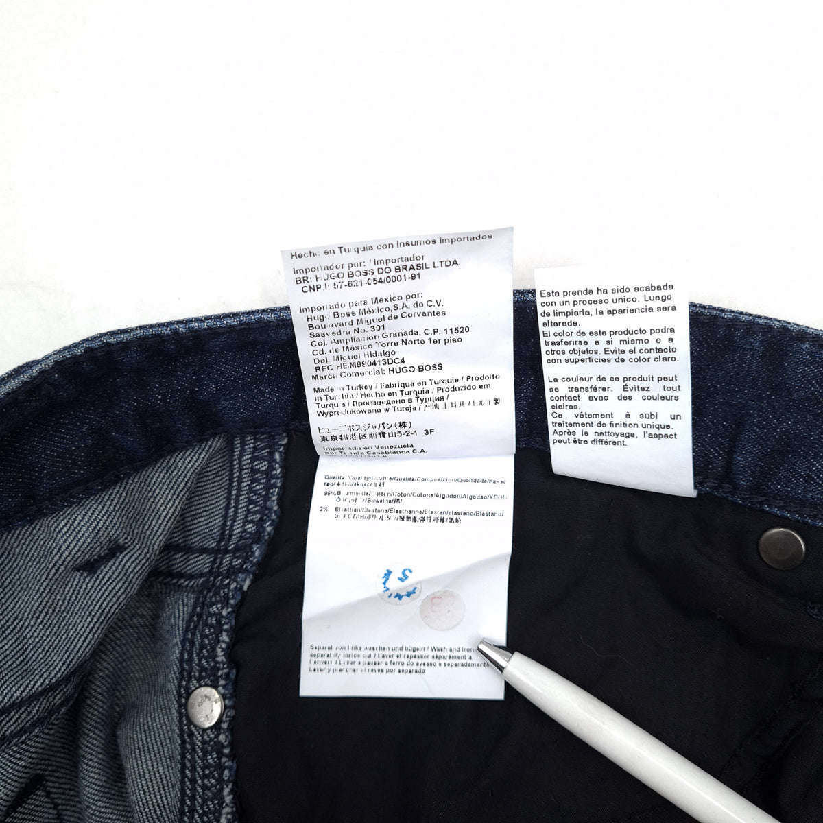 Hugo Boss Jeans Slim Men Stretch Straight Size W33 L32, detail view 7, image 9 of 9