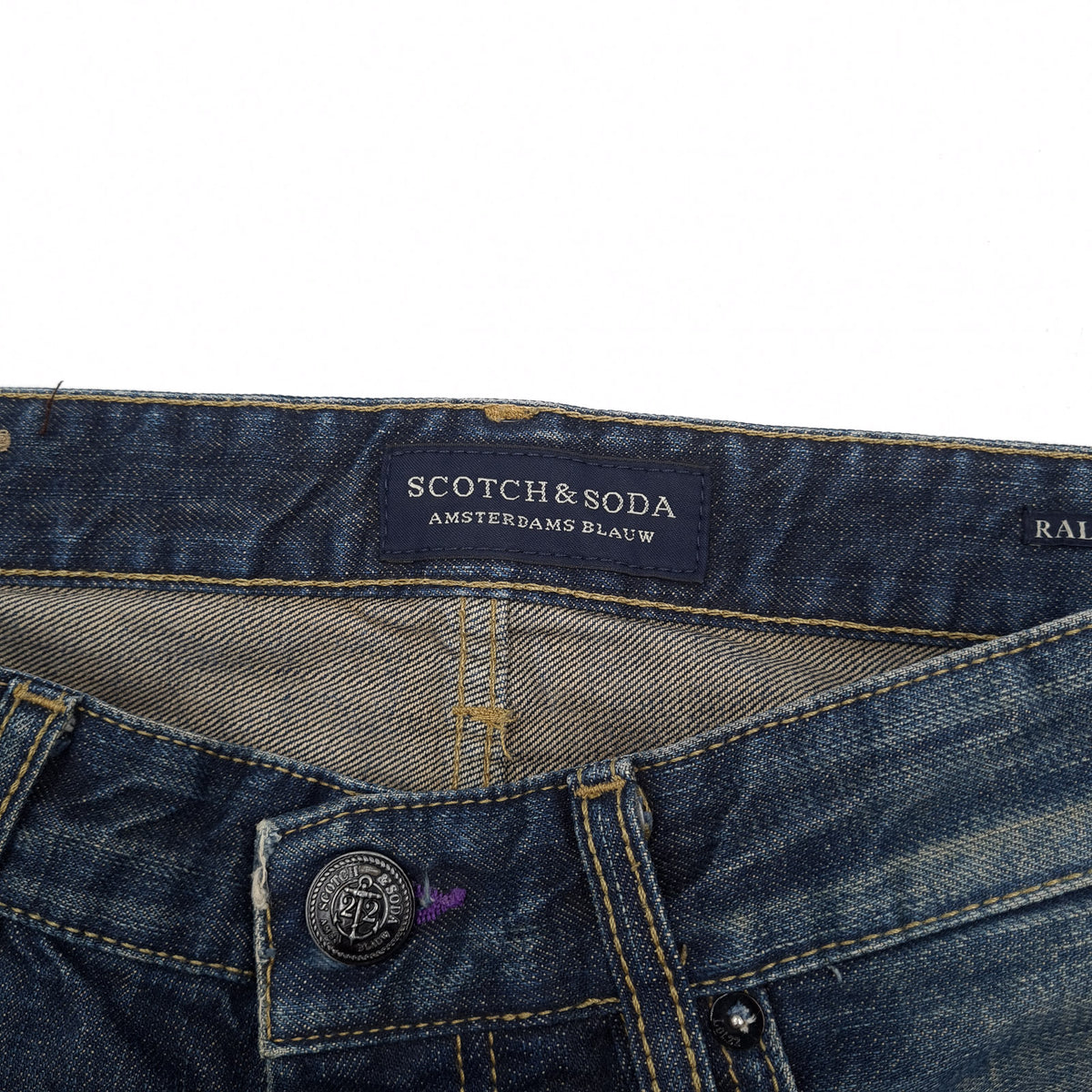 Vintage Scotch & Soda Jeans Ralston Men Slim Straight Size W31 L32, detail view 3, image 5 of 9