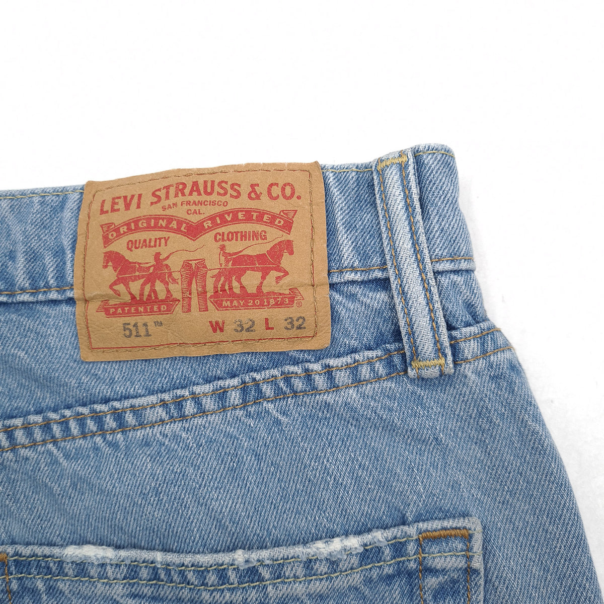 Vintage Levi's Jeans 511 Men Stretch Slim Straight Size W32 L32, detail view 3, image 5 of 11