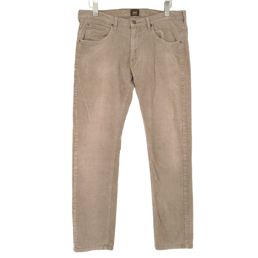Vintage Lee Jeans Daren Zip Fly Men Stretch Slim Straight Size W33 L32
